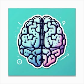 Brain Icon 1 Canvas Print