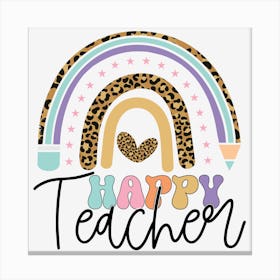 Happy Teacher 01 Canvas Print