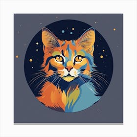 Galaxy Cat Canvas Print