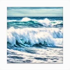 Ocean Waves Canvas Print