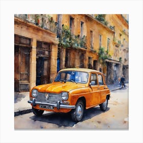 Renault Citron Car Canvas Print