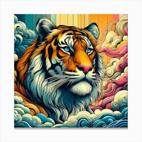 Wild Animal Illustration 160 Canvas Print