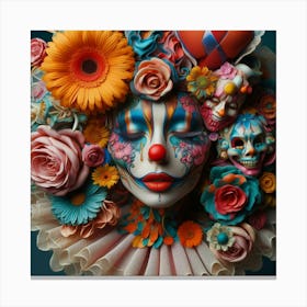 Day Of The Clown Canvas Print