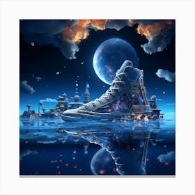 High Priced Shoes Canvas Print