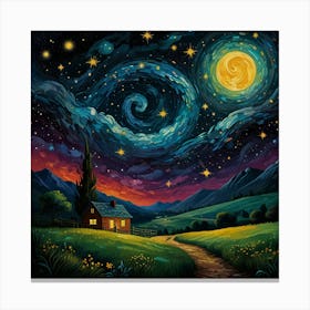 Starry Night 21 Canvas Print