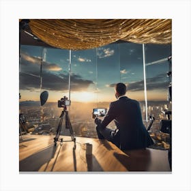 Video Production Studio Canvas Print