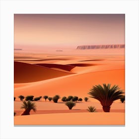 Desert Landscape - Desert Stock Videos & Royalty-Free Footage 8 Canvas Print