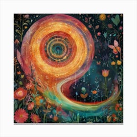 Spiral Of Life Canvas Print