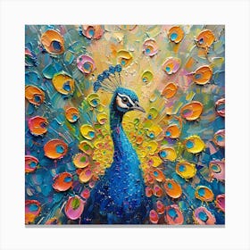 Peacock 12 Canvas Print