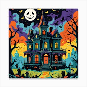 HAUNTED HOUSE Canvas Print