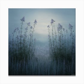 Whispers Of Tranquility A Serene Floral Landscape (1) Canvas Print