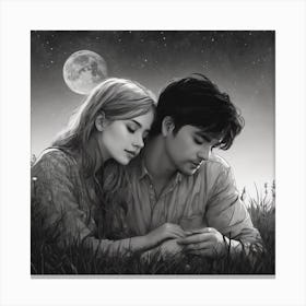 Moonlight Kiss Canvas Print