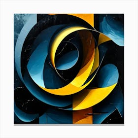 The harmony and contrast Canvas Print