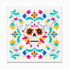 Day Of The Dead Skull 1 Canvas Print