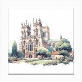 York Minster UK 2 Canvas Print