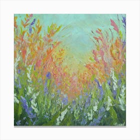 Field Of Wildflowers Canvas Print