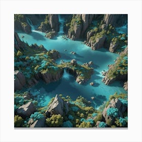 Rocky Landscape Canvas Print