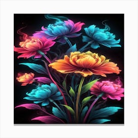 Colorful Flowers Canvas Print