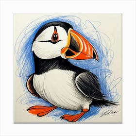 Puffin 14 Canvas Print