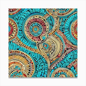 Abstract Seamless Pattern Canvas Print