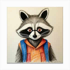 Raccoon 15 Canvas Print