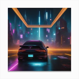 Futuristic City 1 Canvas Print