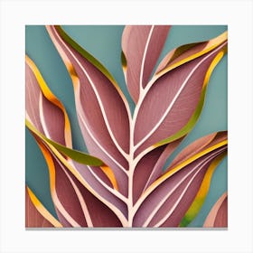 Paper Leaf Canvas Print