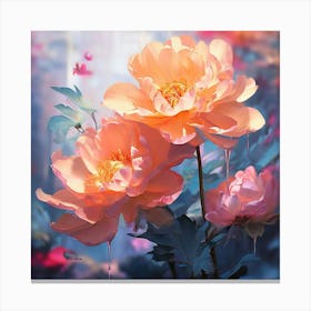 Peonies 16 Canvas Print