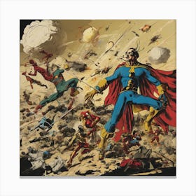 Marvel Super Heroes Canvas Print