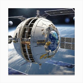 Space Station 60 Canvas Print