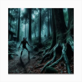 Dark Forest Canvas Print