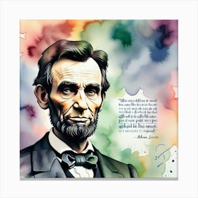 Abraham Lincoln 8 Canvas Print