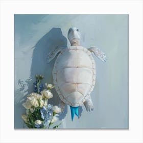 Blue Turtle Canvas Print