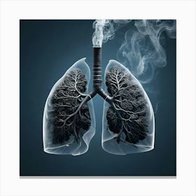 Lungs Stock Videos & Royalty-Free Footage 23 Canvas Print