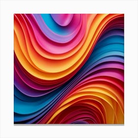 Colorful Paper Background Canvas Print