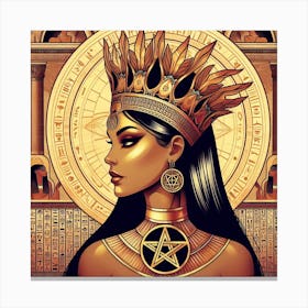 Egyptian Queen 1 Canvas Print