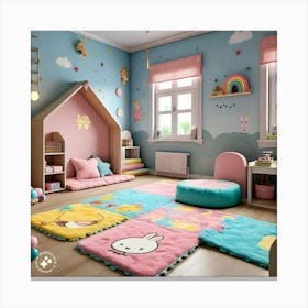 Children'S Room 6 Canvas Print