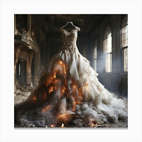 This Girl Is On Fire | Woman-Scorned Canvas Print