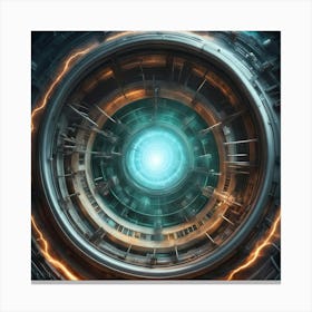 The Quantum Gateway Canvas Print