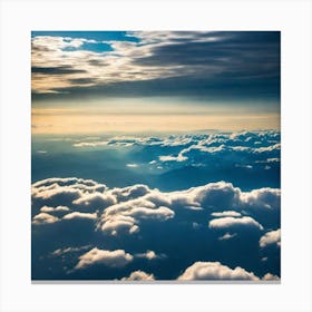 Clouds From An Airplane Canvas Print