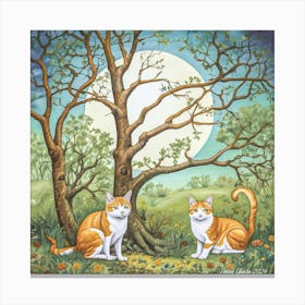 Cats By Peter Ghetu 2024 Canvas Print