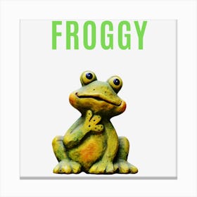 Froggy Canvas Print