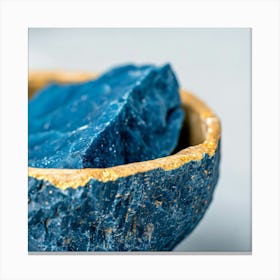 Blue Quartz In A Bowl Canvas Print