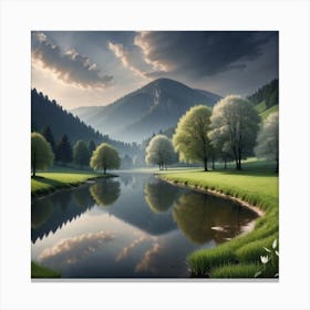 Landscape Painting 57 Canvas Print