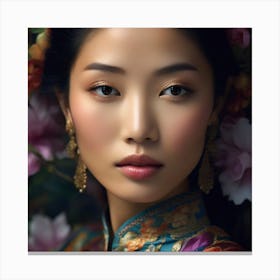 Chinese Beauty 2 Canvas Print