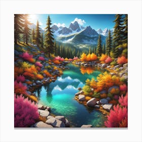 Autumn In The Mountains Canvas Print