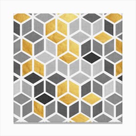 Geometric and golden composition 4 Canvas Print