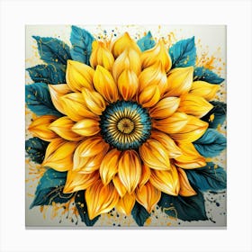 Sunflower 16 Canvas Print