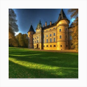 Castle In Sweden Canvas Print