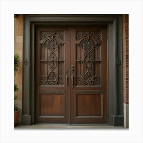 Default Create Unique Design Of Antique Doors 2 2 Canvas Print